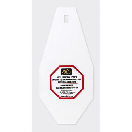 SRT Mini ALPHA Target - Hardox 600 Steel - White