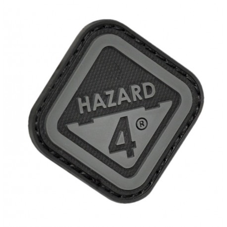 Morale Patch Diamond Shaped Velcro Hazard 4 Logo black