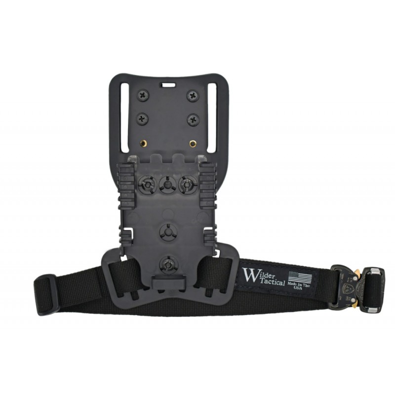 Wilder Tactical Modified UBL Drop Leg Strap with QLS Receiver 1 Leg Strap  Cobra Buckle - H-50 TACTICAL