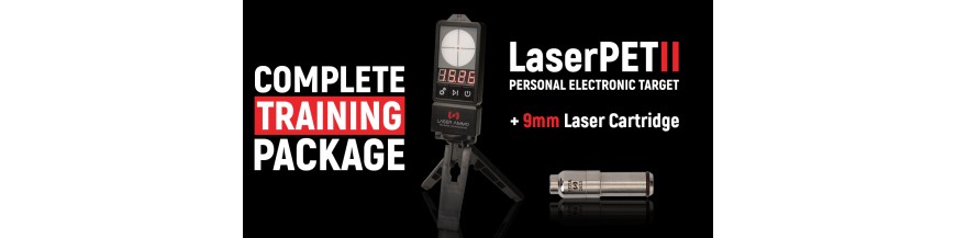Laser Ammo LaserPET™ II + SureStrike 9mm cartridge Red Laser