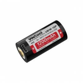 Weltool UB18-12P 18350 High Drain 8A 1200mAh USB Rechargeable Li-ion Battery