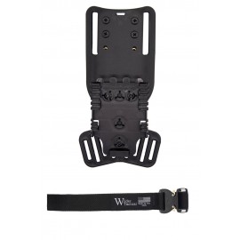 Wilder Tactical Modified UBL Drop Leg Strap with QLS Receiver 1" Leg Strap Cobra Buckle