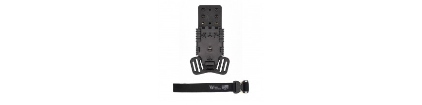 Wilder Tactical MHP with QLS and Leg Strap Duty UAB Clip