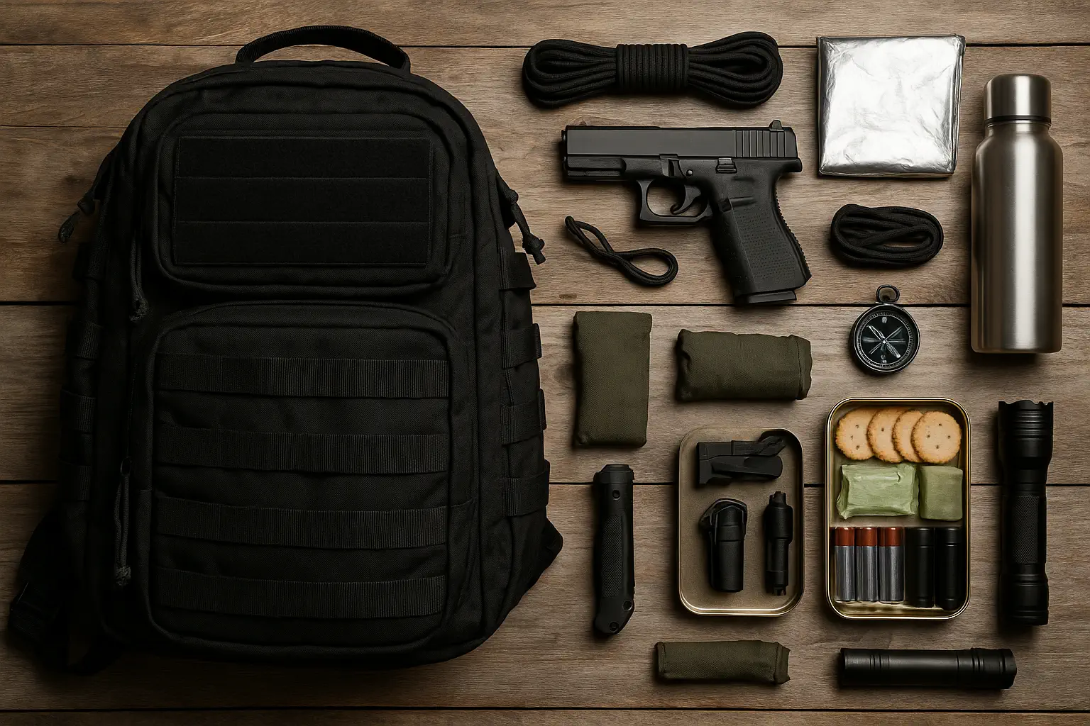 Kit de supervivencia para personal de seguridad táctica