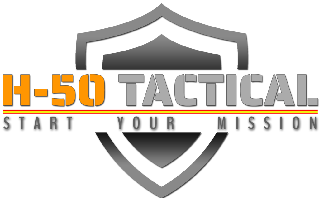 Logo H-50 Tactical. Tienda de equipamiento táctico